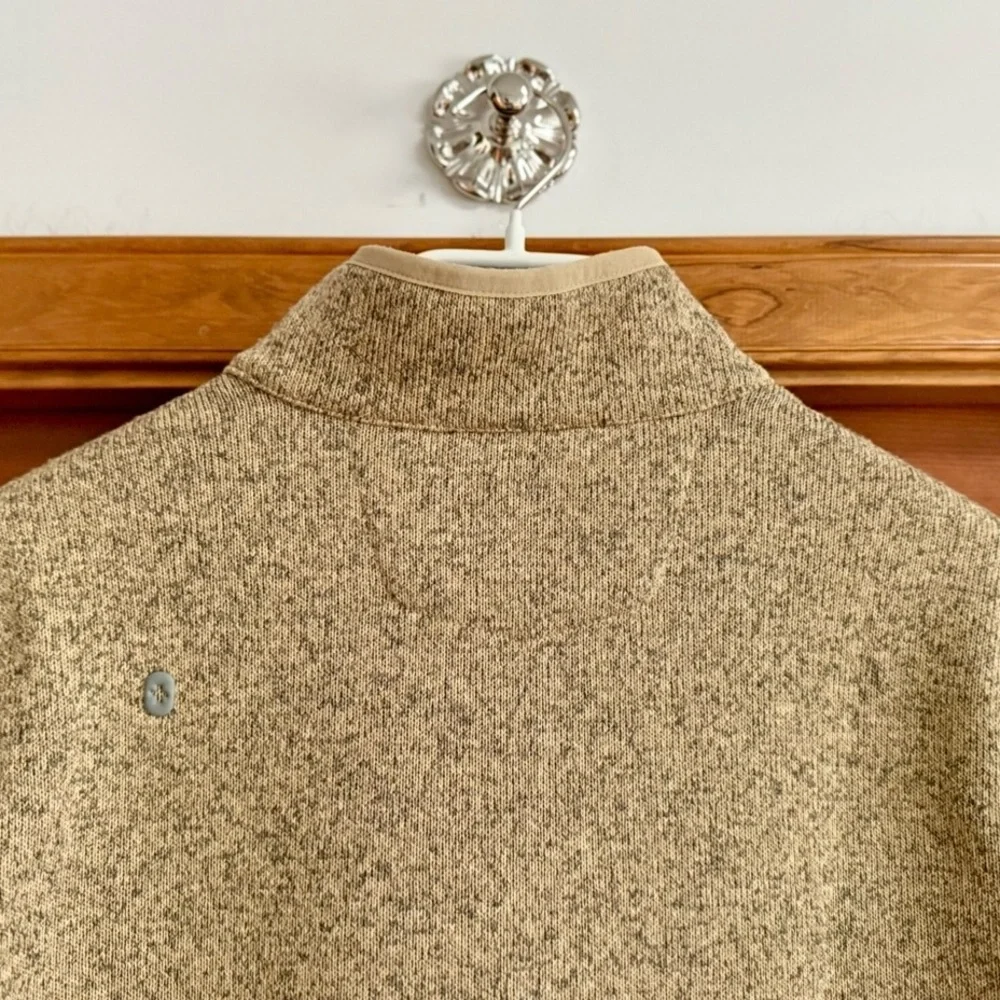 FIGS On Shift Sweater Knit Jacket Size XL Heather Light Oak 🤎🤍🤎 - Picture 10 of 15
